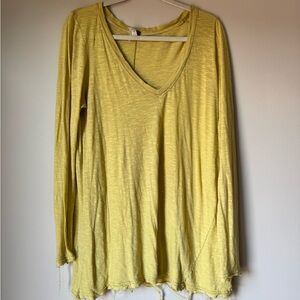 WE the Free Urban Outfitters Lime Green Long Sleeve Top